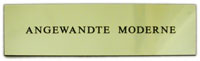 "Angewandte Moderne", Türschild